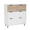 STOCKHOLM CHEVRON 4 DRAWERS CHEST