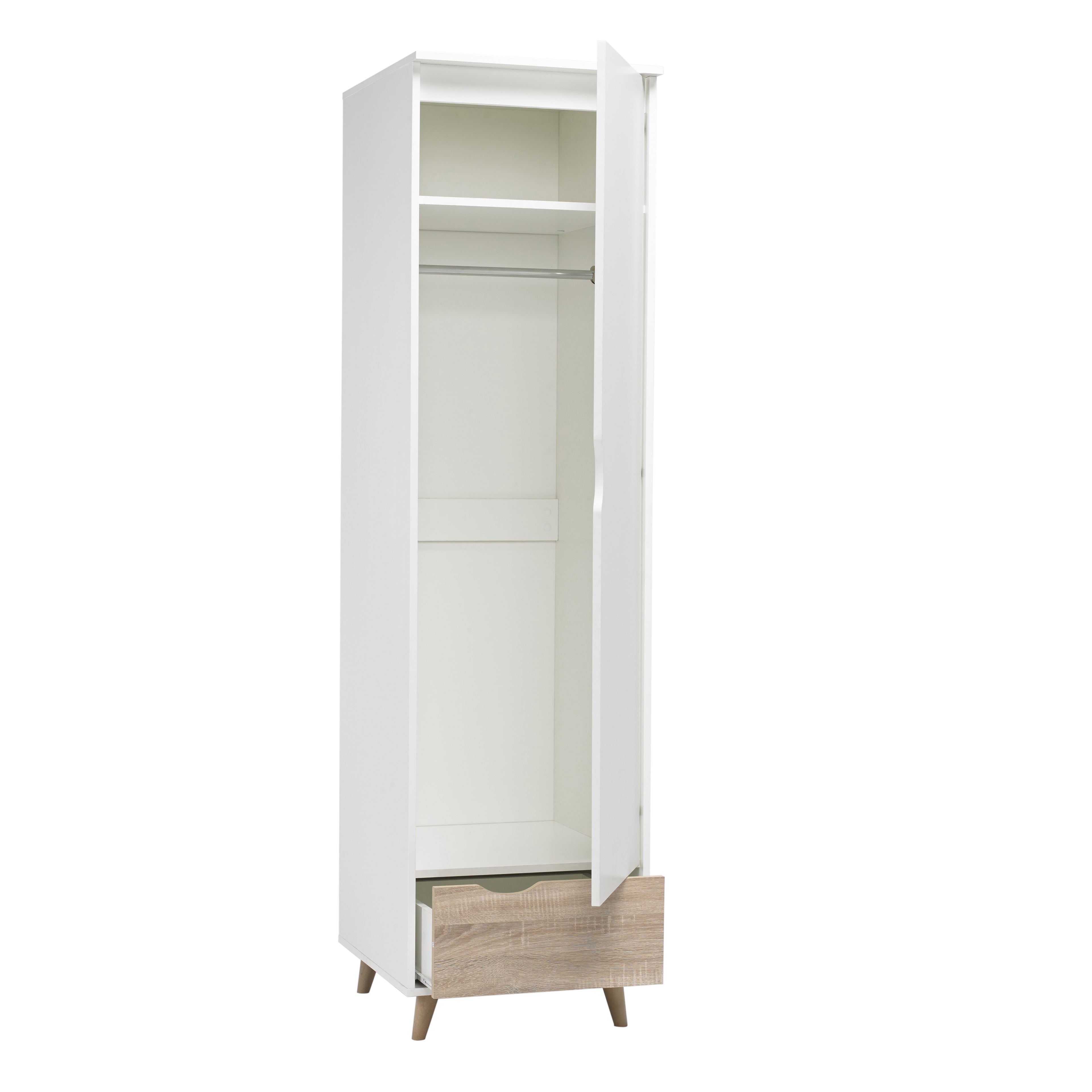 STOCKHOLM CHEVRON 1 DOOR WARDROBE