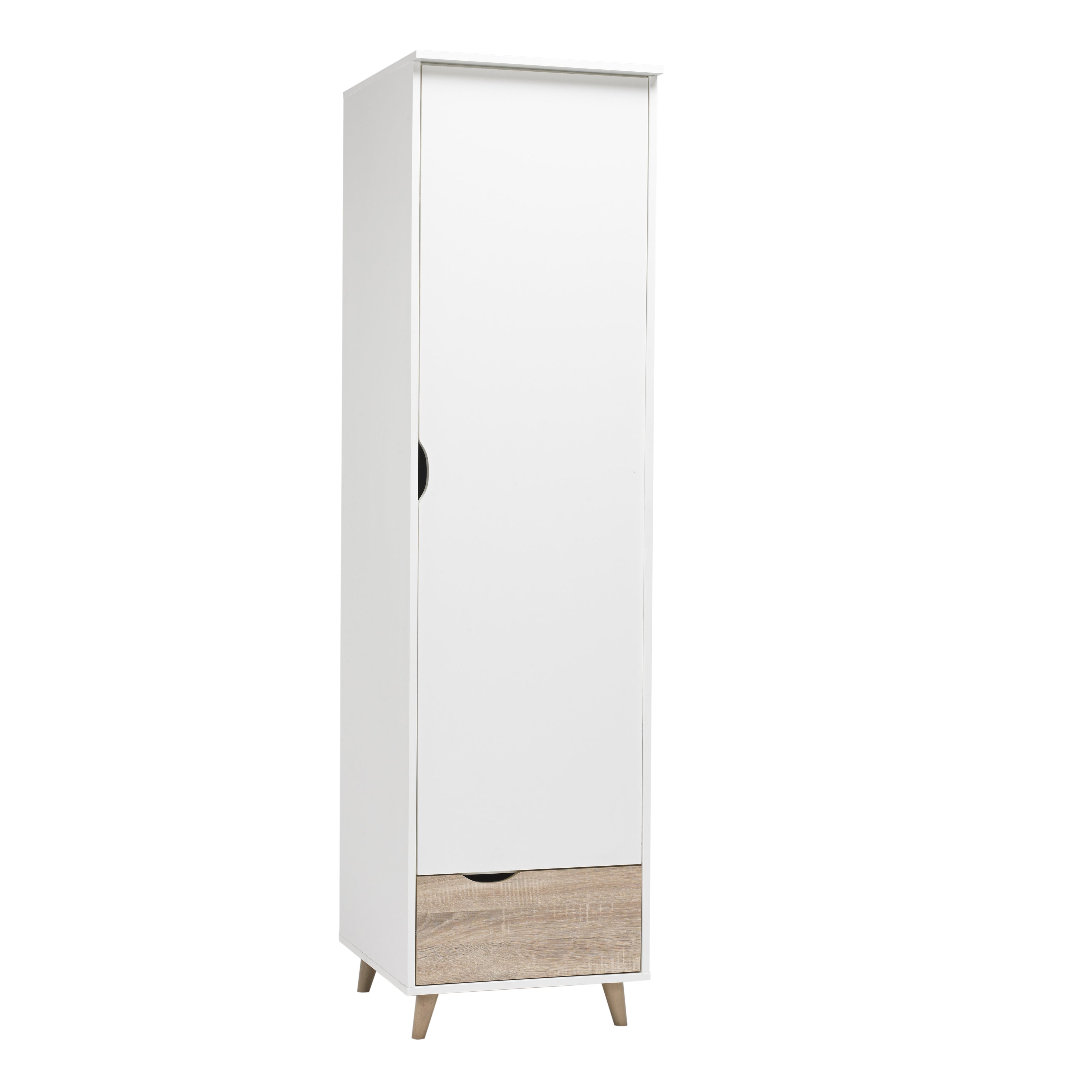 STOCKHOLM CHEVRON 1 DOOR WARDROBE