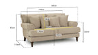 Summer Sofa Beige 2 Seater