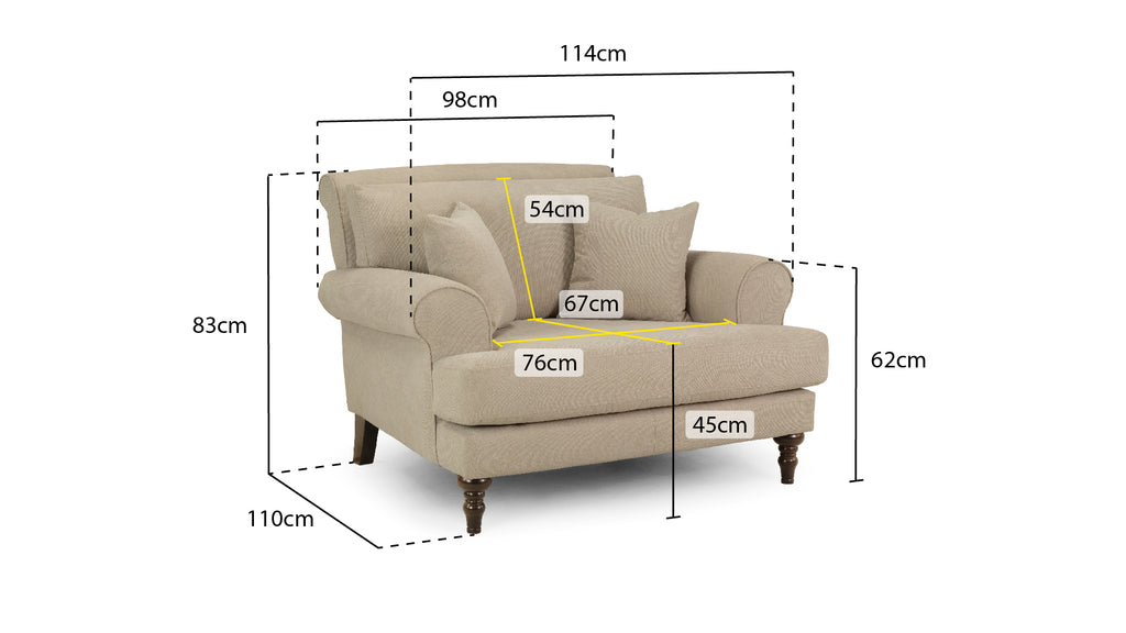 Summer Sofa Beige Armchair