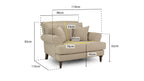 Summer Sofa Beige Armchair