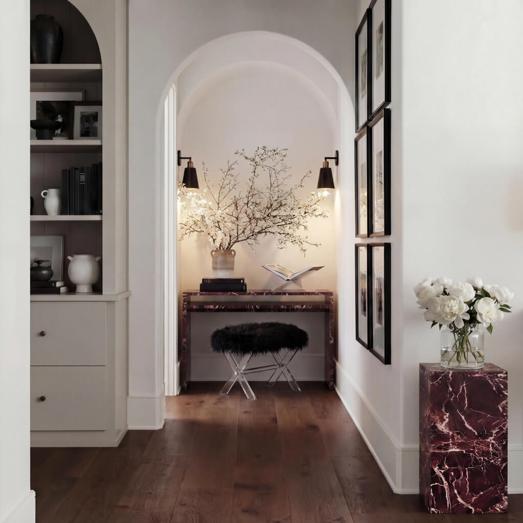 Sur Rosso Levanto Small Pedestal