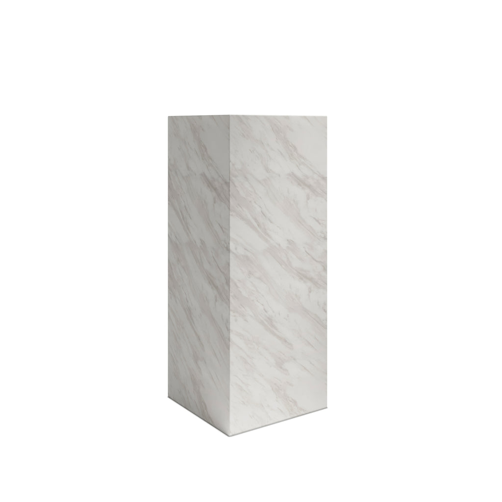 SUR WHITE MARBLE LARGE PEDESTALL