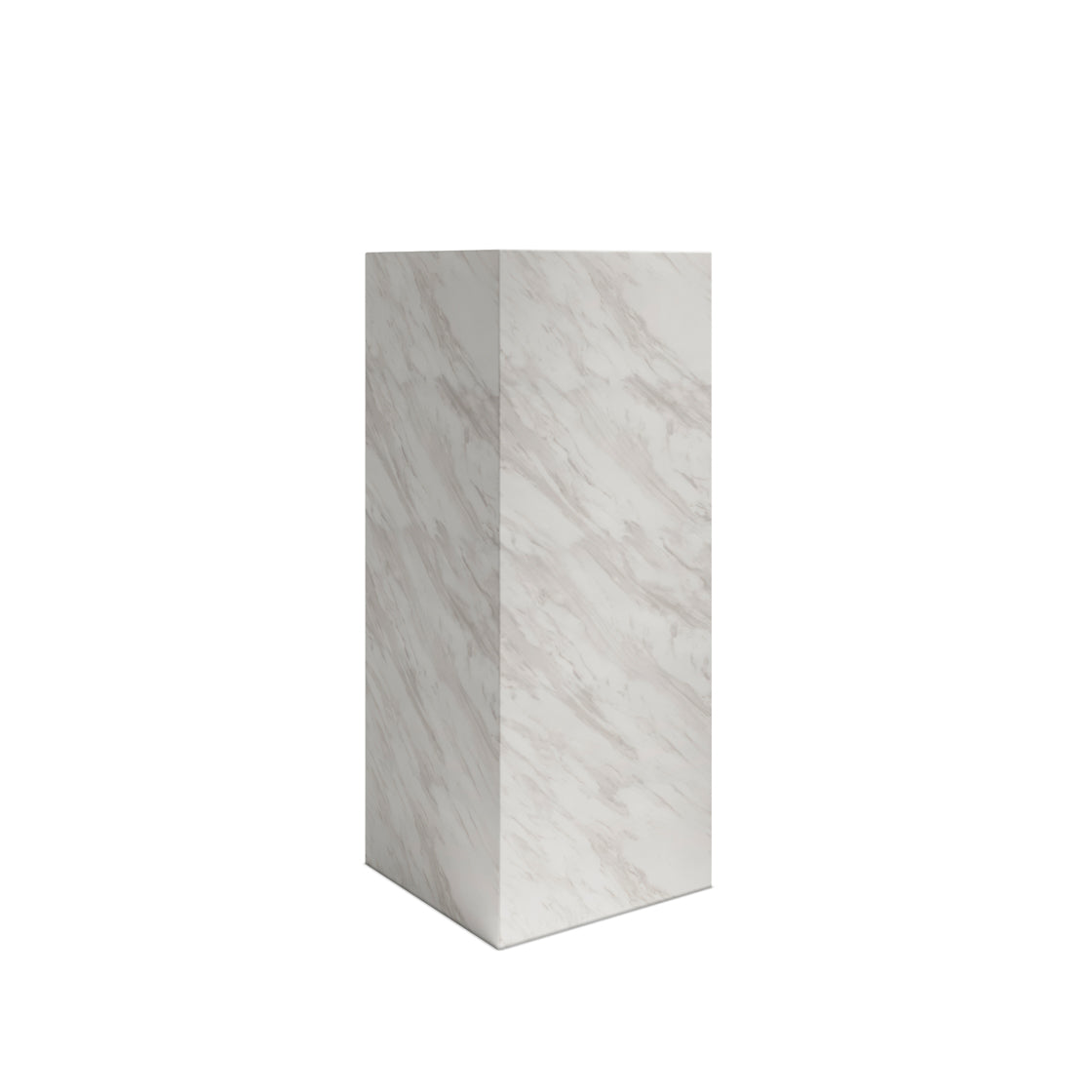 SUR WHITE MARBLE LARGE PEDESTALL