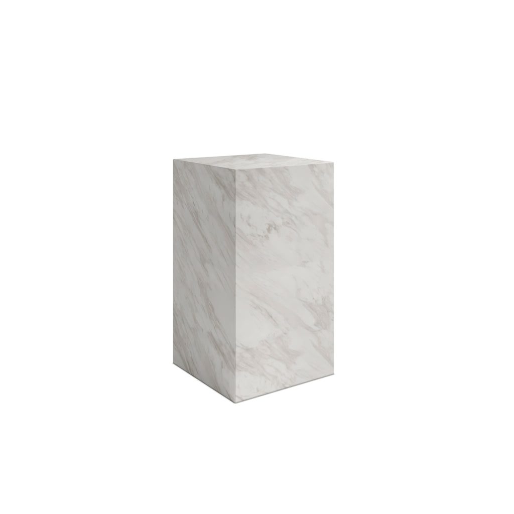 SUR WHITE MARBLE SMALL PEDESTAL