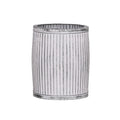 Round Dolly Tub Metal Planter - Medium