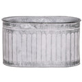 Arched Pattern Metal Planter - Large