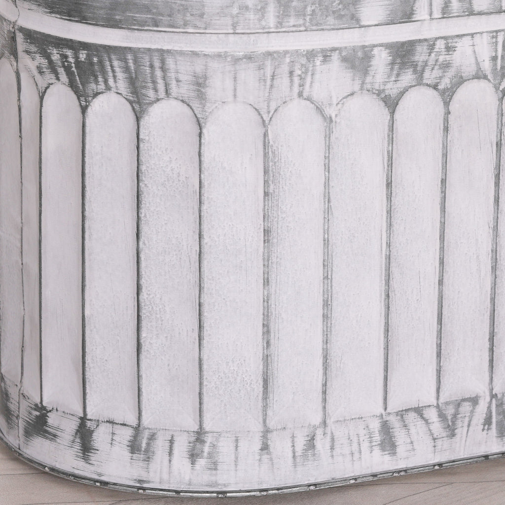 Arched Pattern Metal Planter - Medium