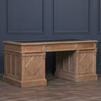 Rustic Wooden Executive Desk