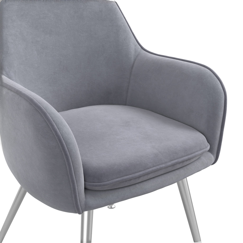 TARA GREY DINING CHAIR (2 PER PACK)