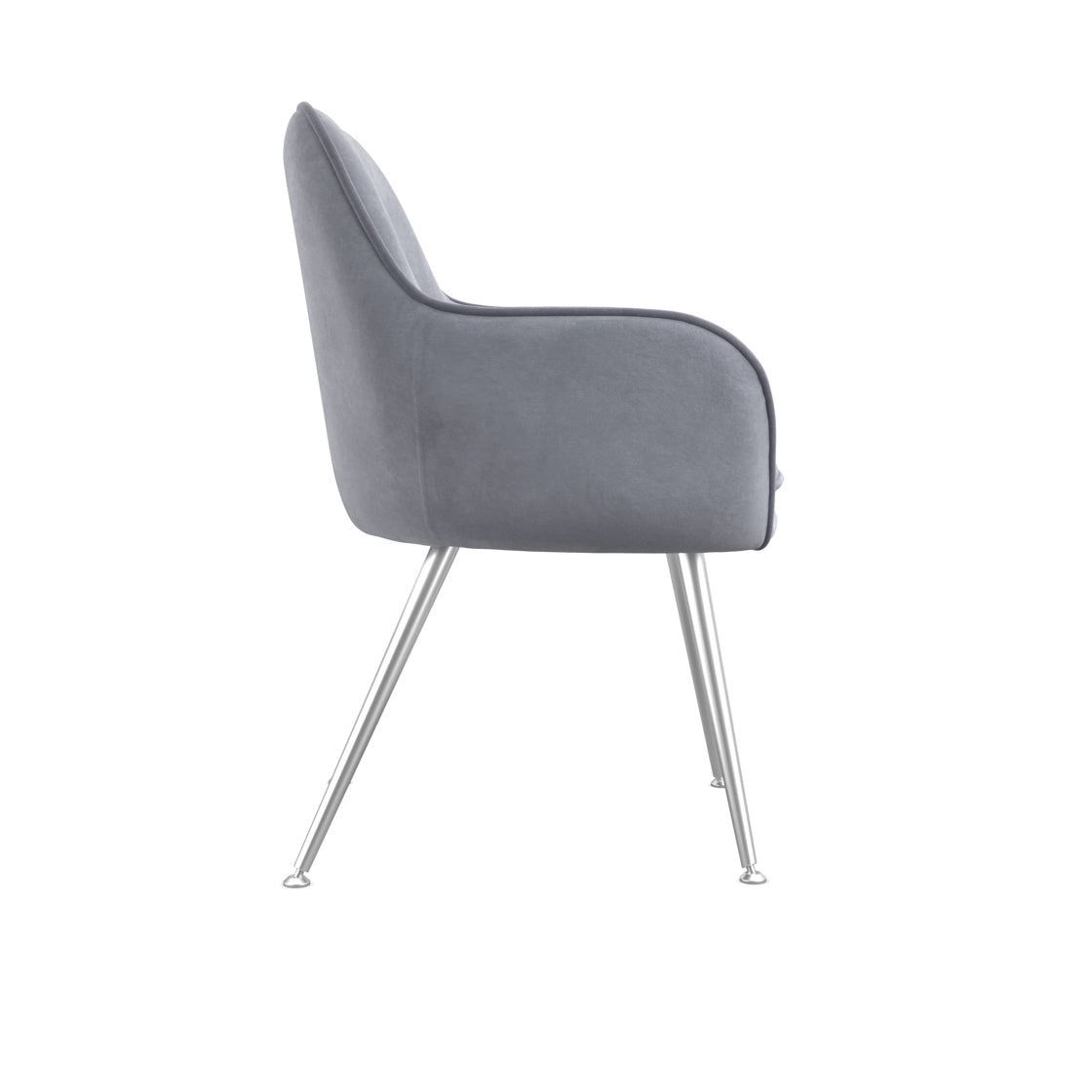 TARA GREY DINING CHAIR (2 PER PACK)