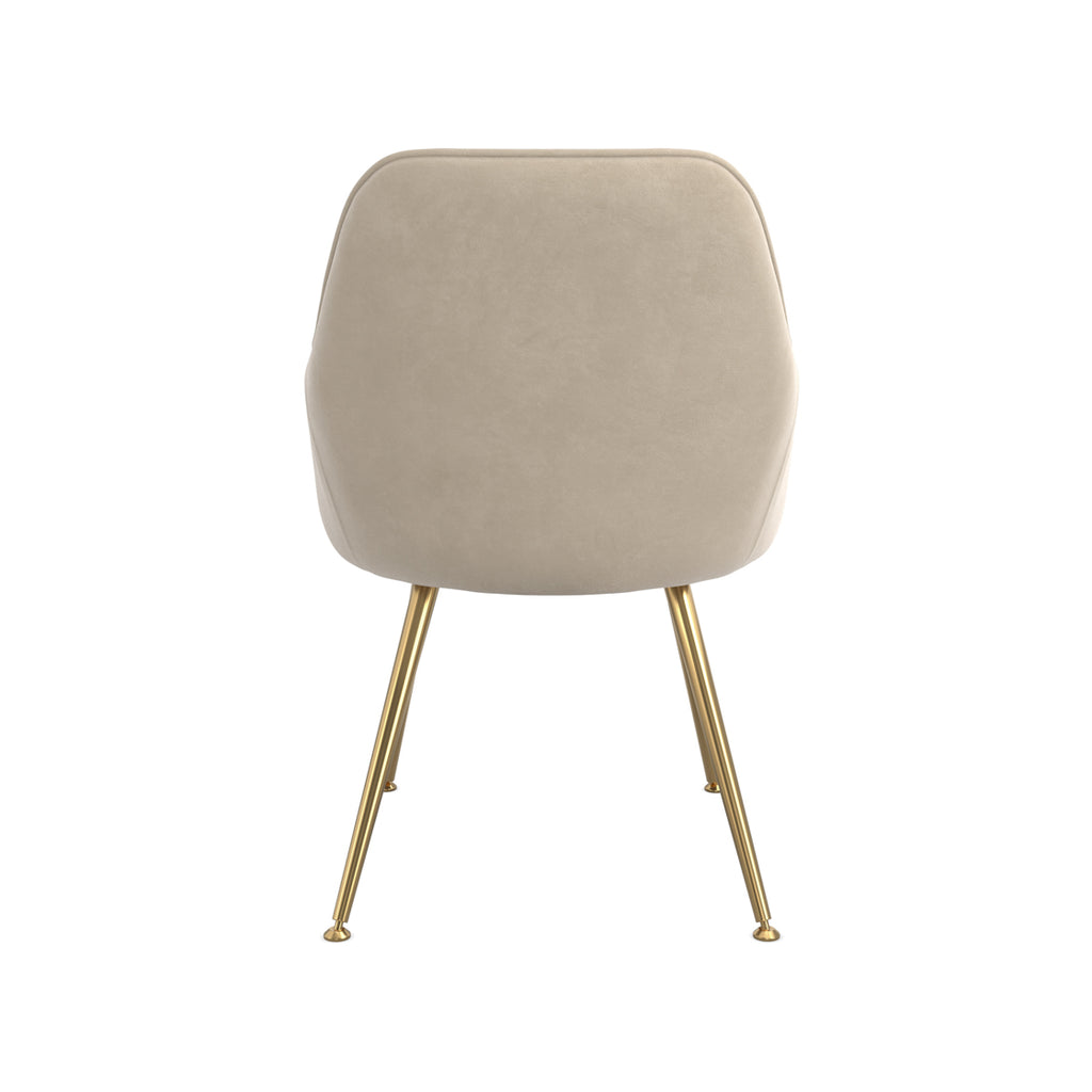 TARA LIGHT FAWN DINING CHAIR (2 PER PACK)