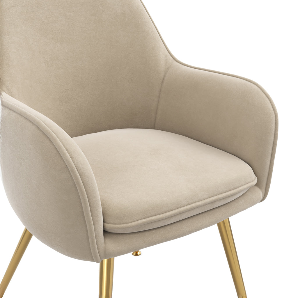 TARA LIGHT FAWN DINING CHAIR (2 PER PACK)