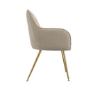 TARA LIGHT FAWN DINING CHAIR (2 PER PACK)
