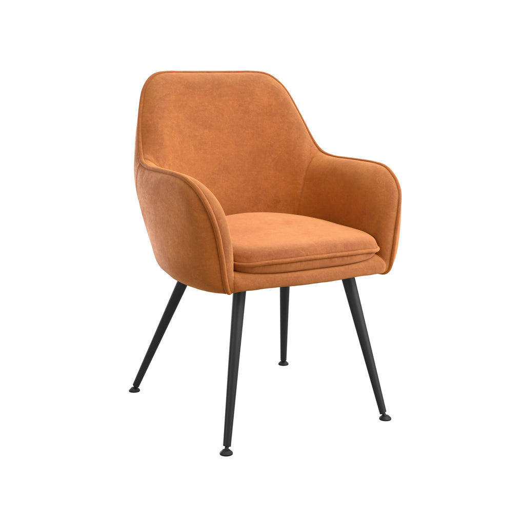 TARA BURNT RUST DINING CHAIR (2 PER PACK)