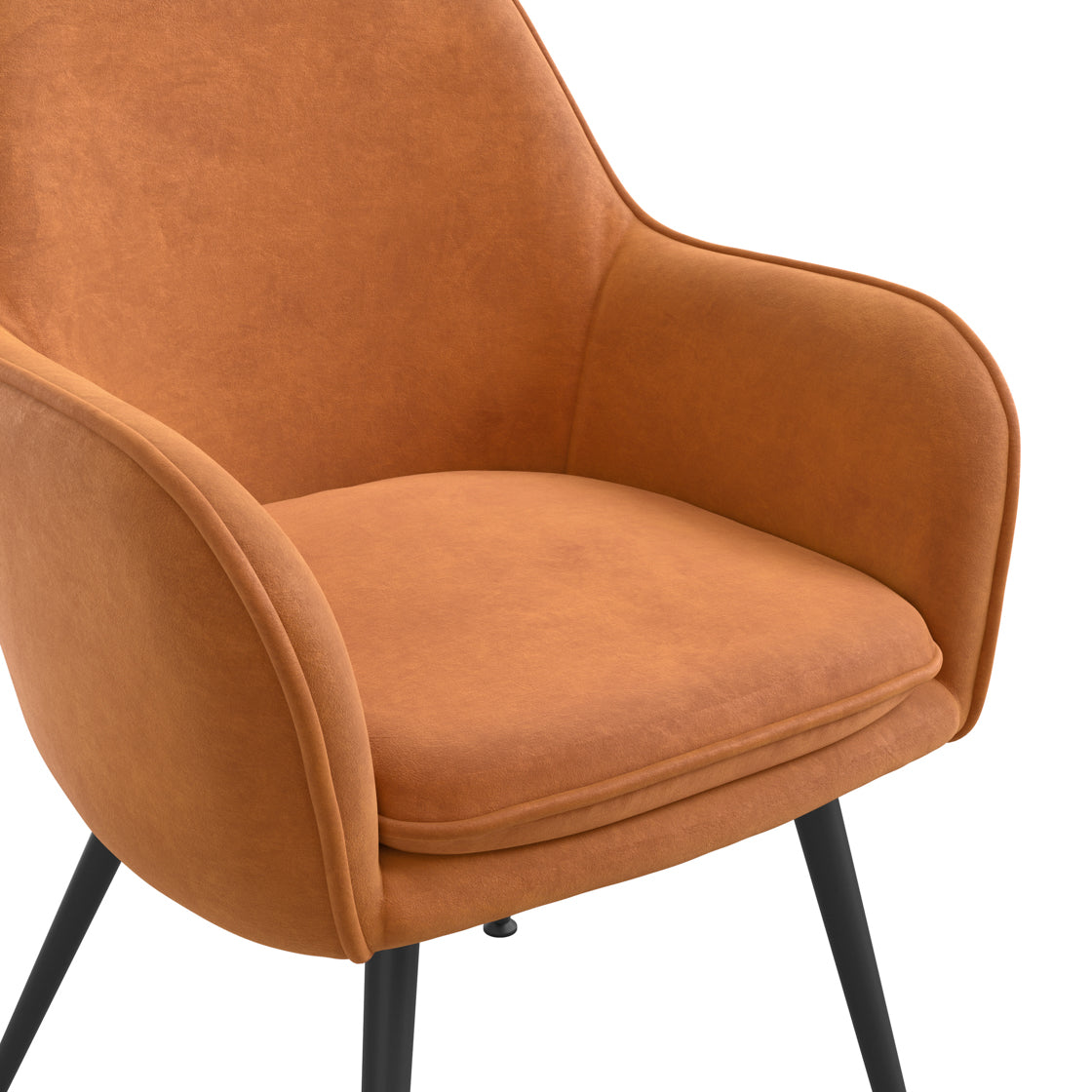 TARA BURNT RUST DINING CHAIR (2 PER PACK)