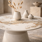 Luna Coffee & End Tables Matt Grey & Pandora Set Of 2