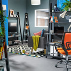 Tiva Ladder Desk Black