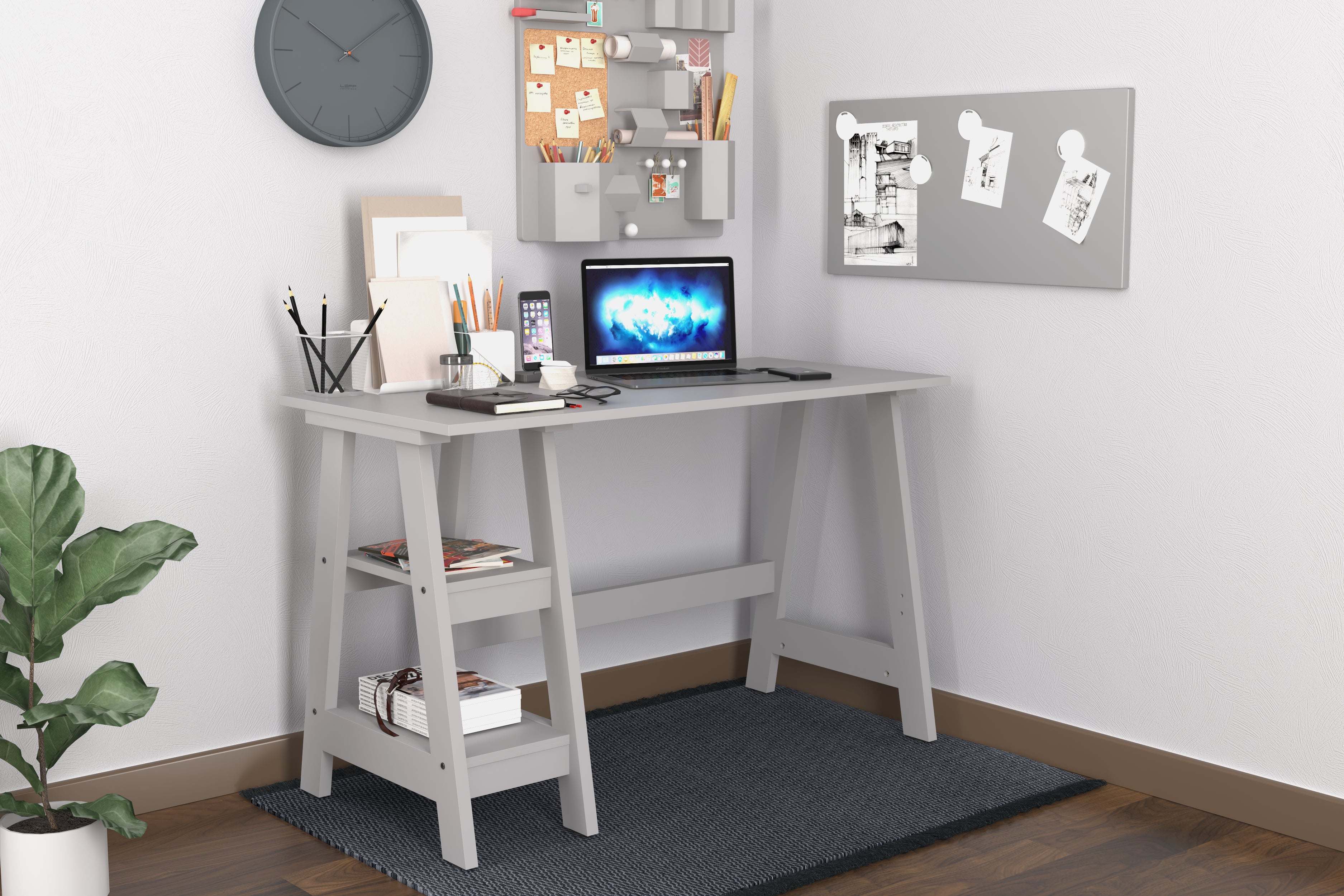 Tiva Workstation Grey