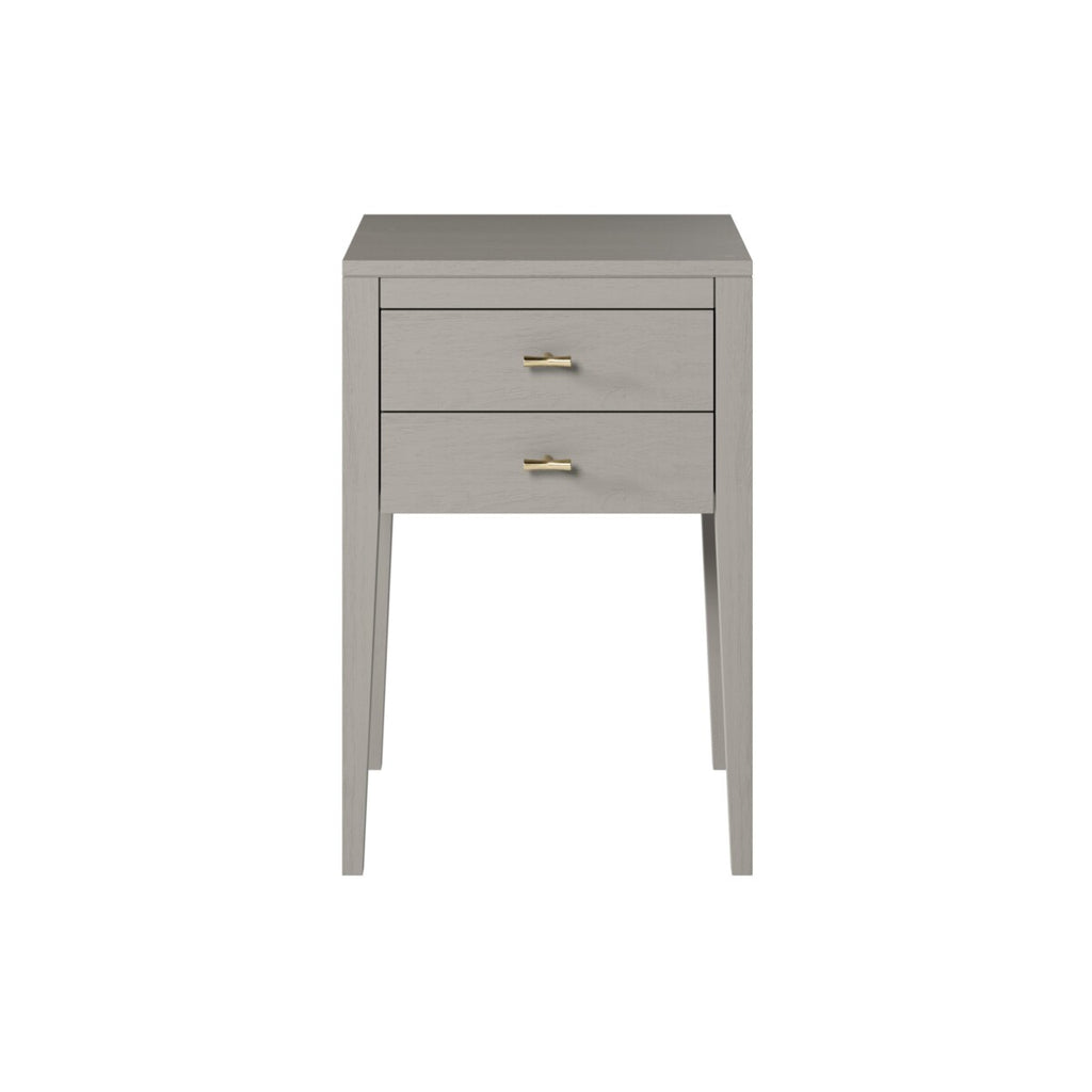 Pablo Bedside Grey Two Drawers