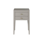 Pablo Bedside Grey Two Drawers