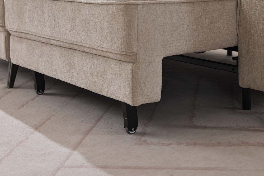 Thurso RHF Power Bed With Wireless Remote Beige