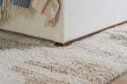 King Bed White Boucle