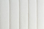 King Bed White Boucle