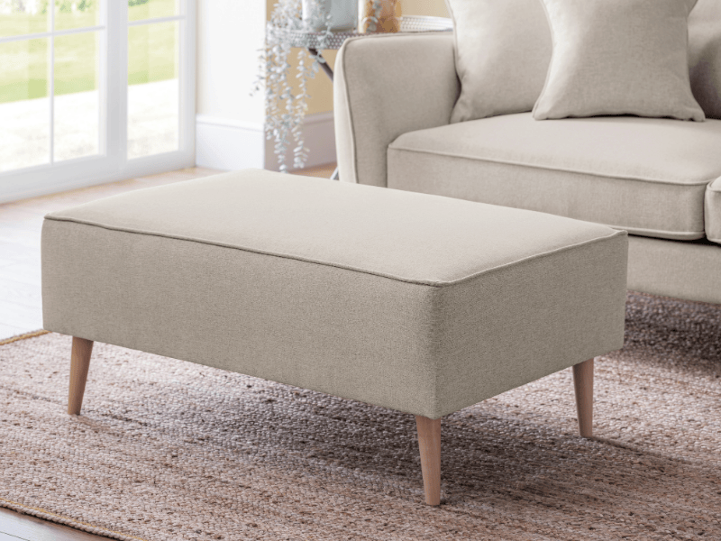 Footstool Agmamito Beige