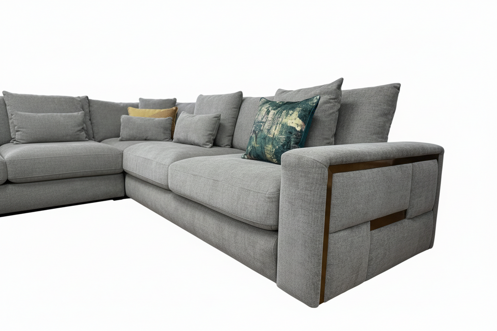 Jupiter Sofa Grey Large Corner