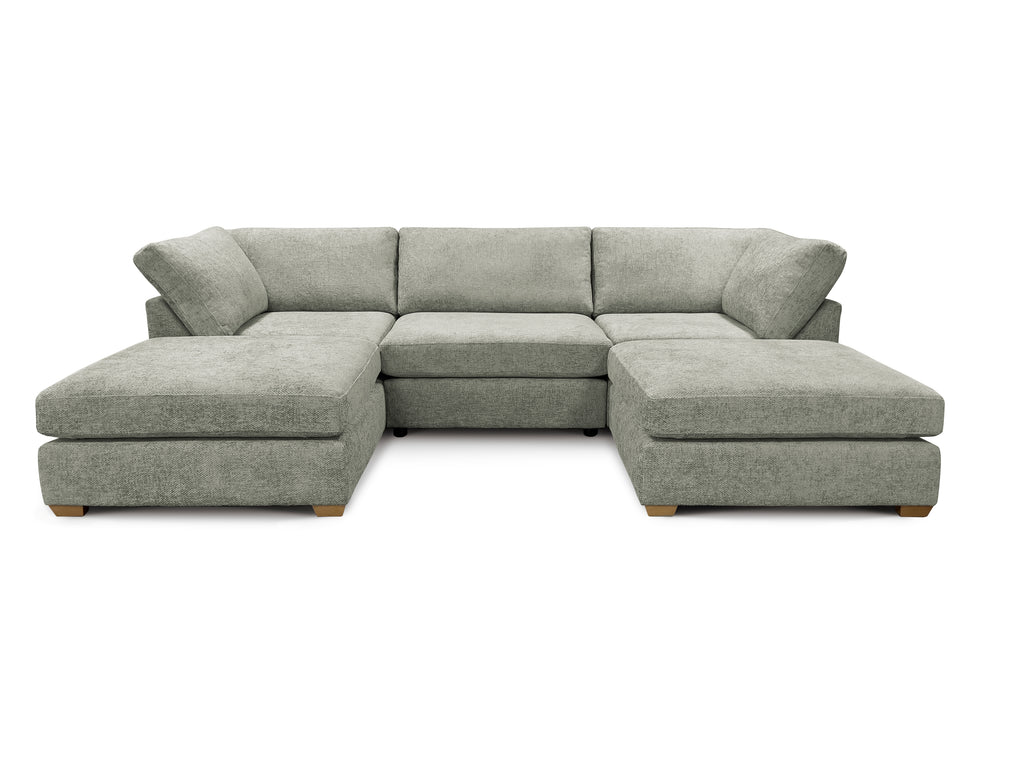 Model 49 - U shaped Sofa Enzo Pewter