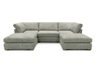 Model 49 - U shaped Sofa Enzo Pewter