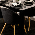 Venice Dining Chairs Black (Set of 2)