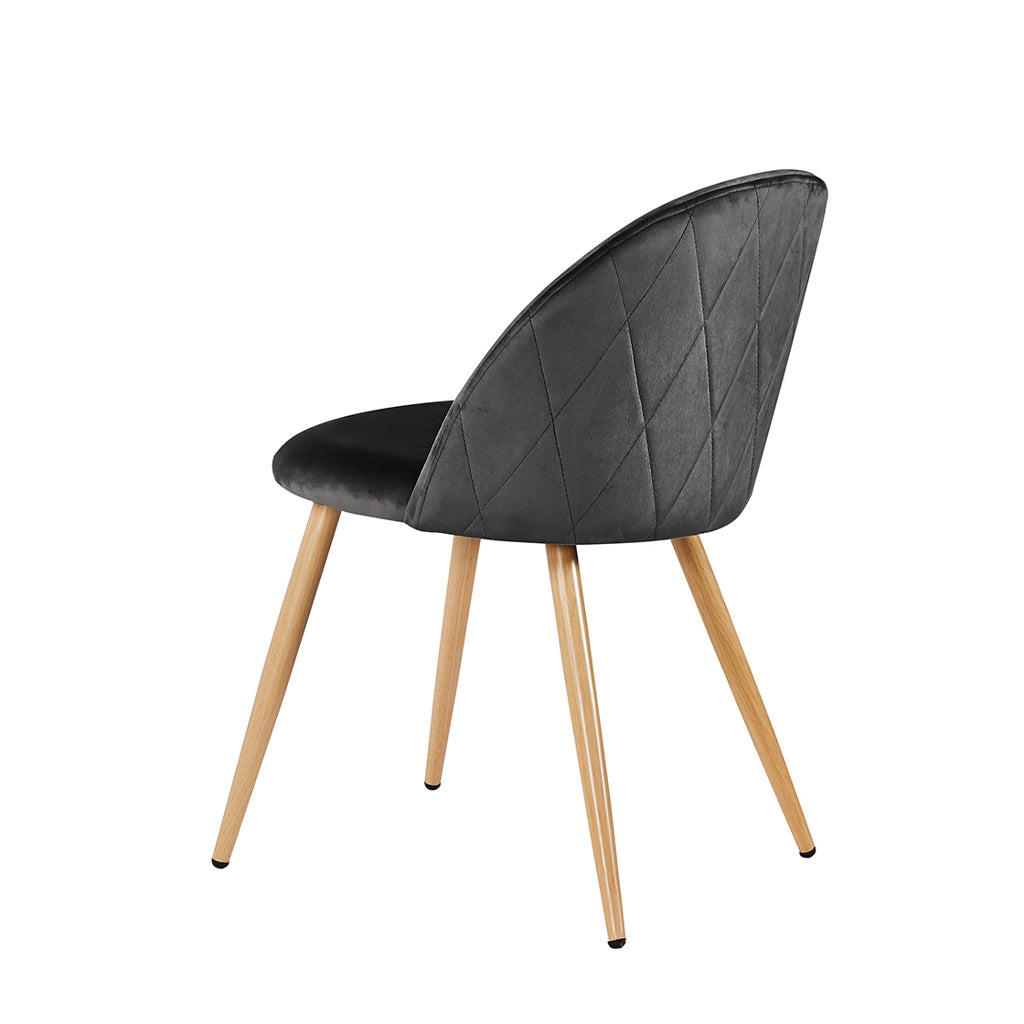 Venice Dining Chairs Grey (Set of 2)