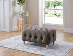 Model 25 - Footstool Velvet Mushroom