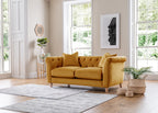 Model 25 - Medium Sofa Velvet Ochre
