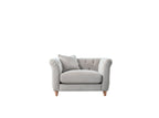 Model 25 - Armchair Velvet Chalk