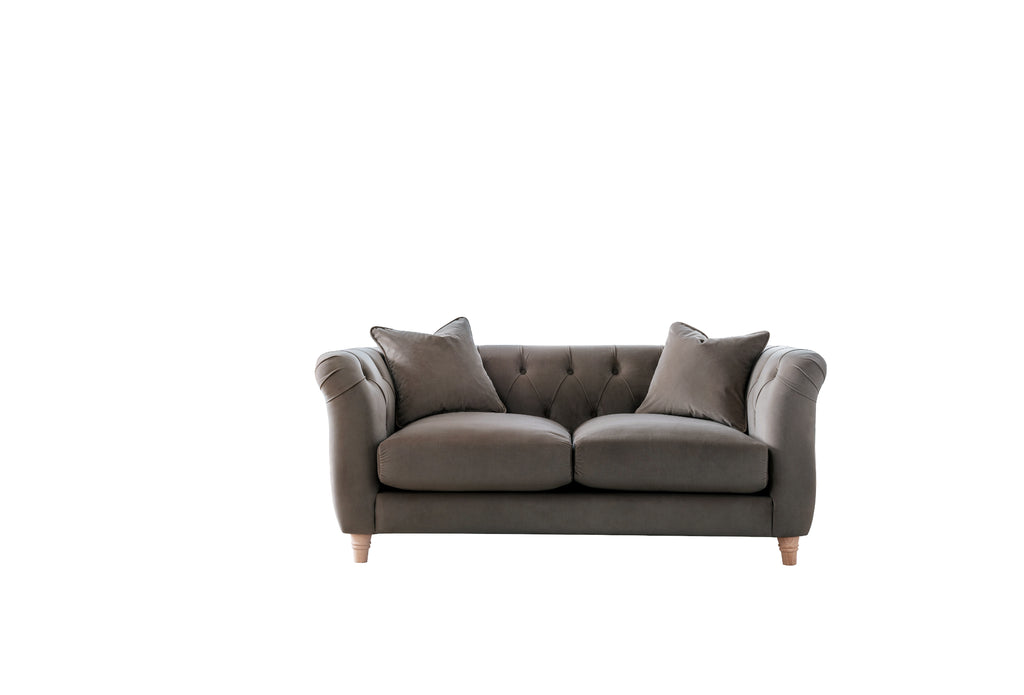 Model 25 - Medium Sofa Velvet Mushroom