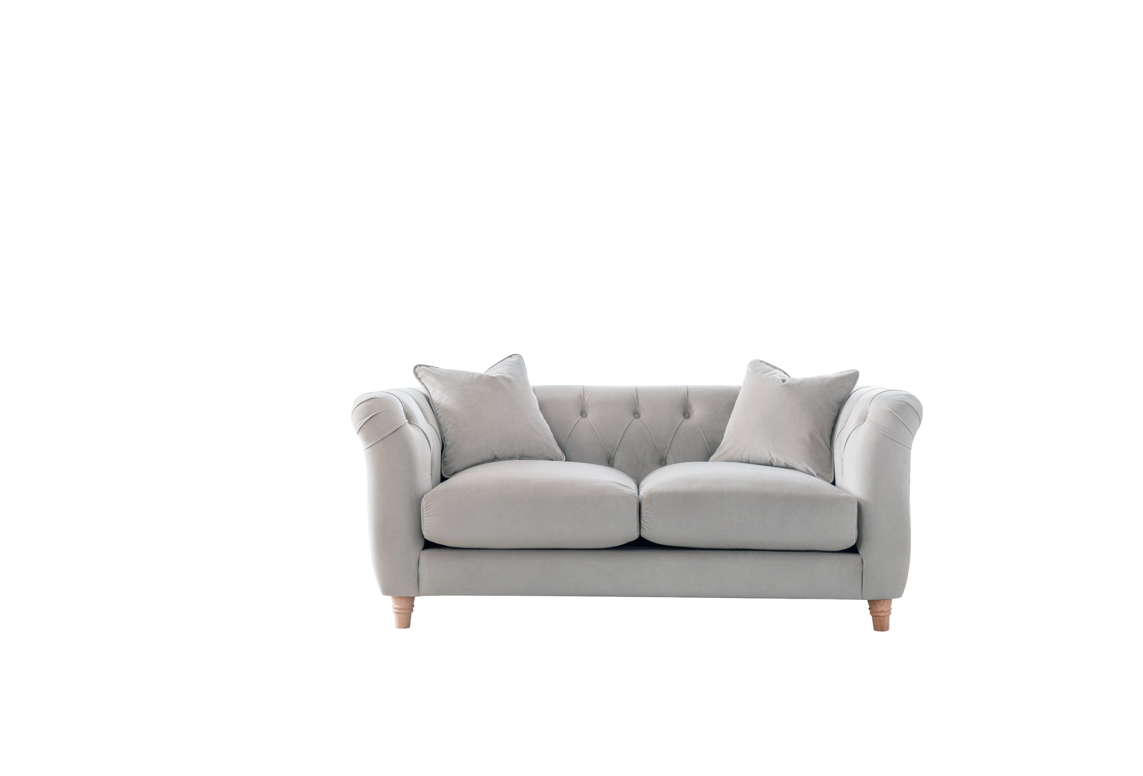 Model 25 - Medium Sofa Velvet Chalk
