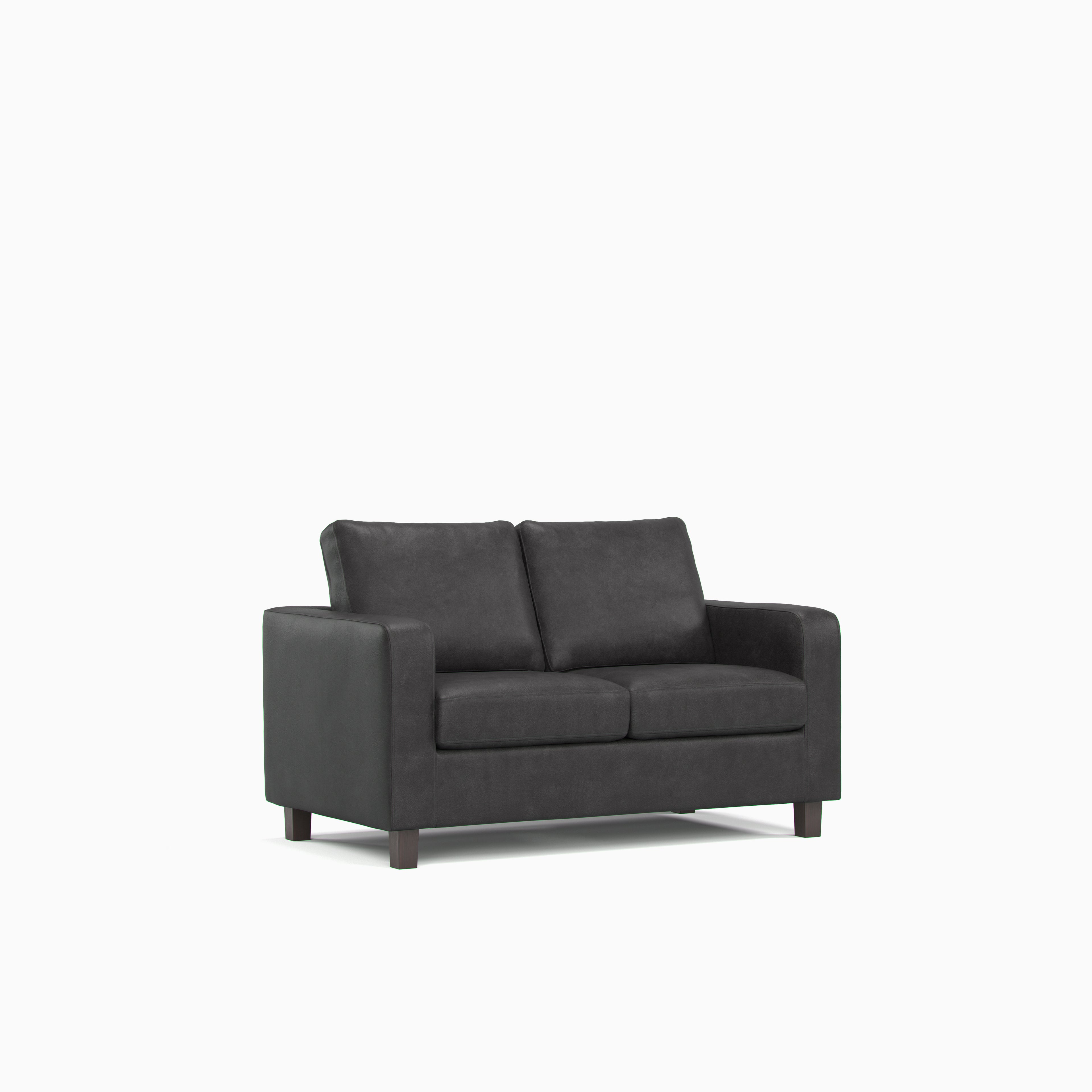 Model 28 - 2 Seater Sofa PU Black