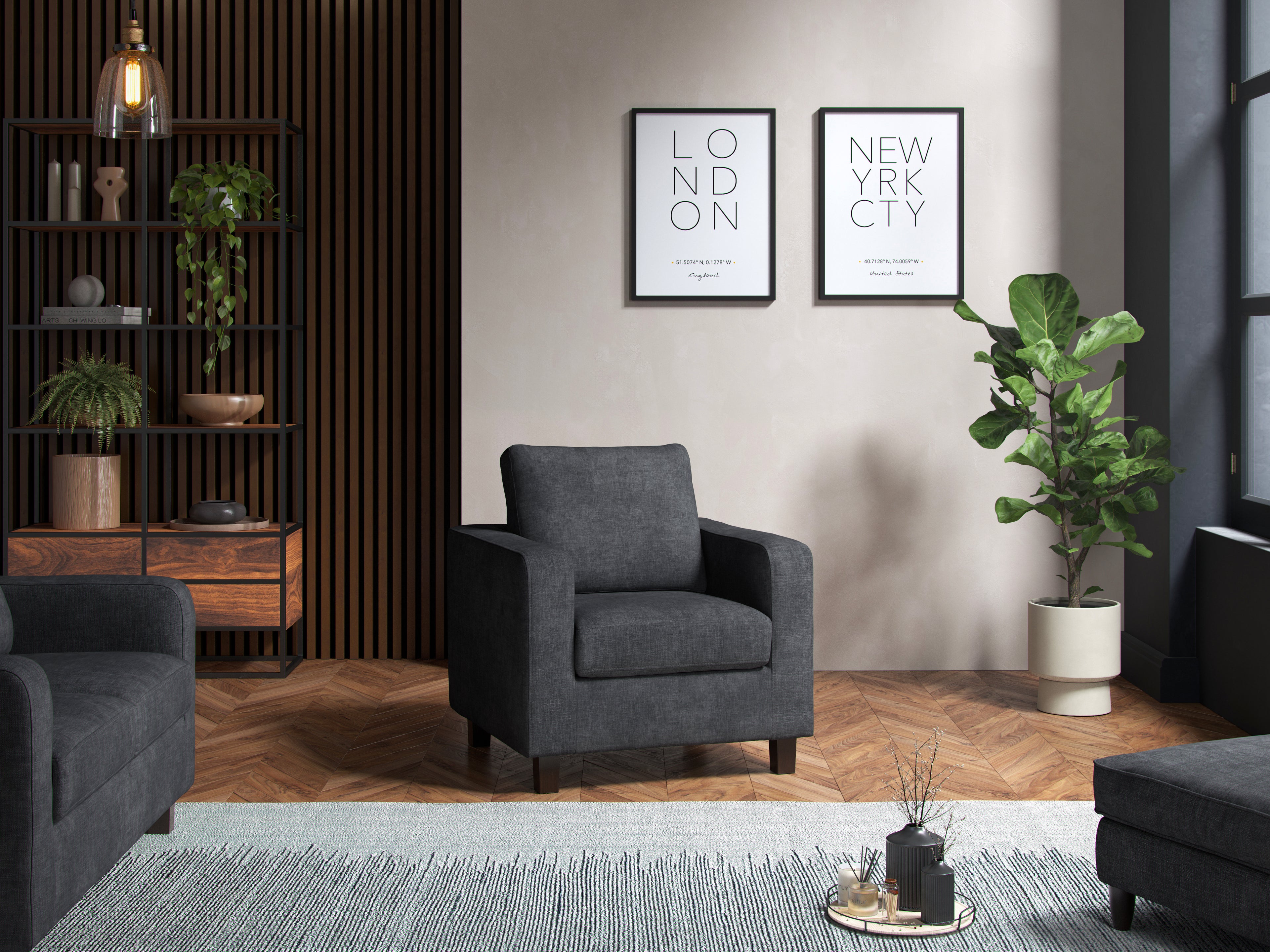 Model 28 - Armchair Turin Grey