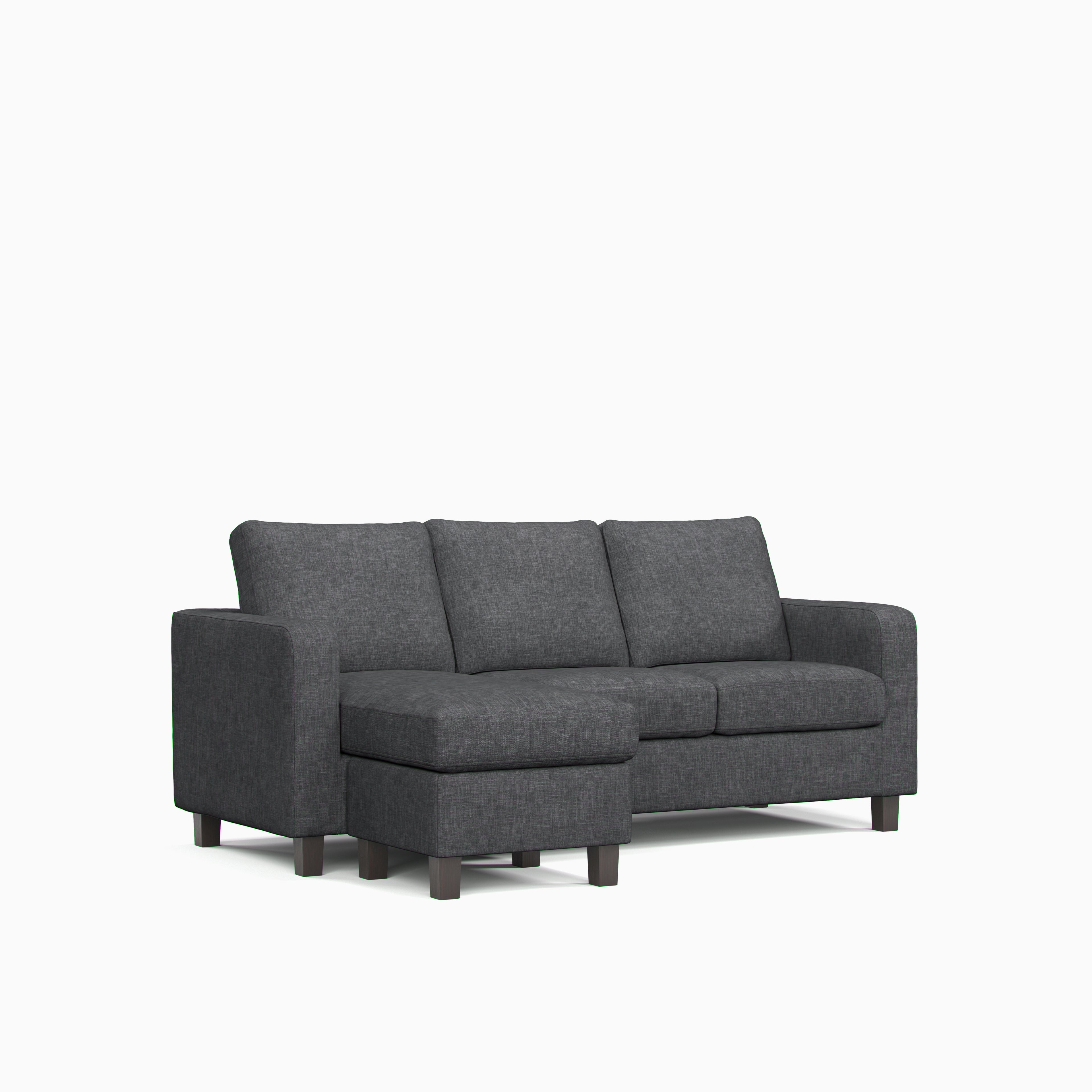 Model 28 - Reversible Chaise Sofa Turin Grey