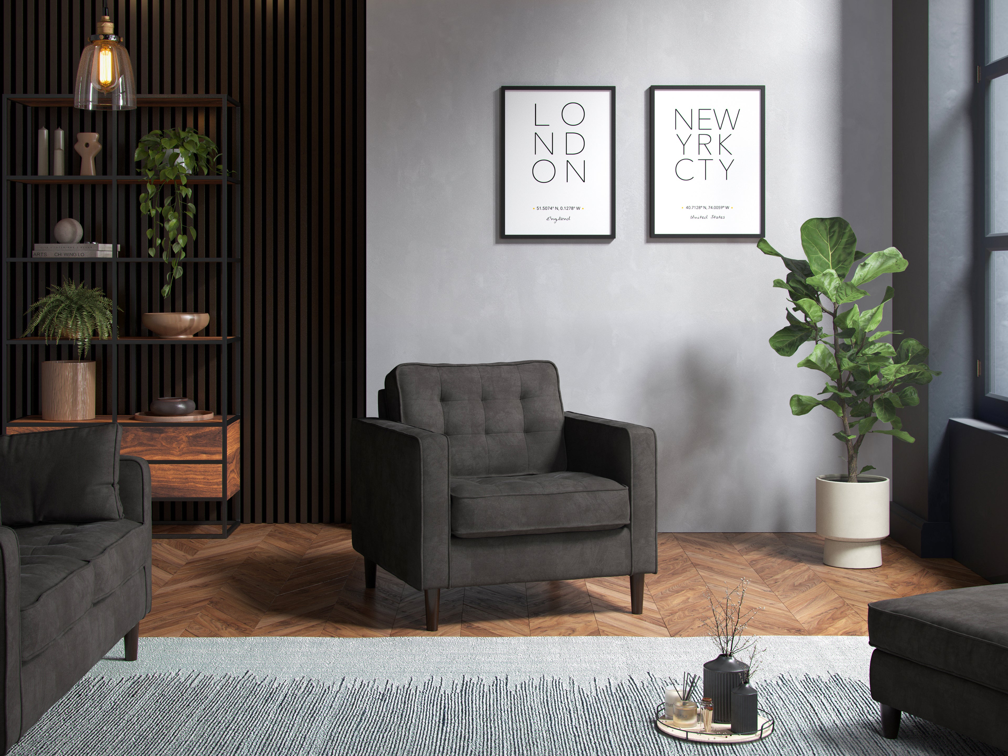 Model 29 - Armchair Enjoy Graphite