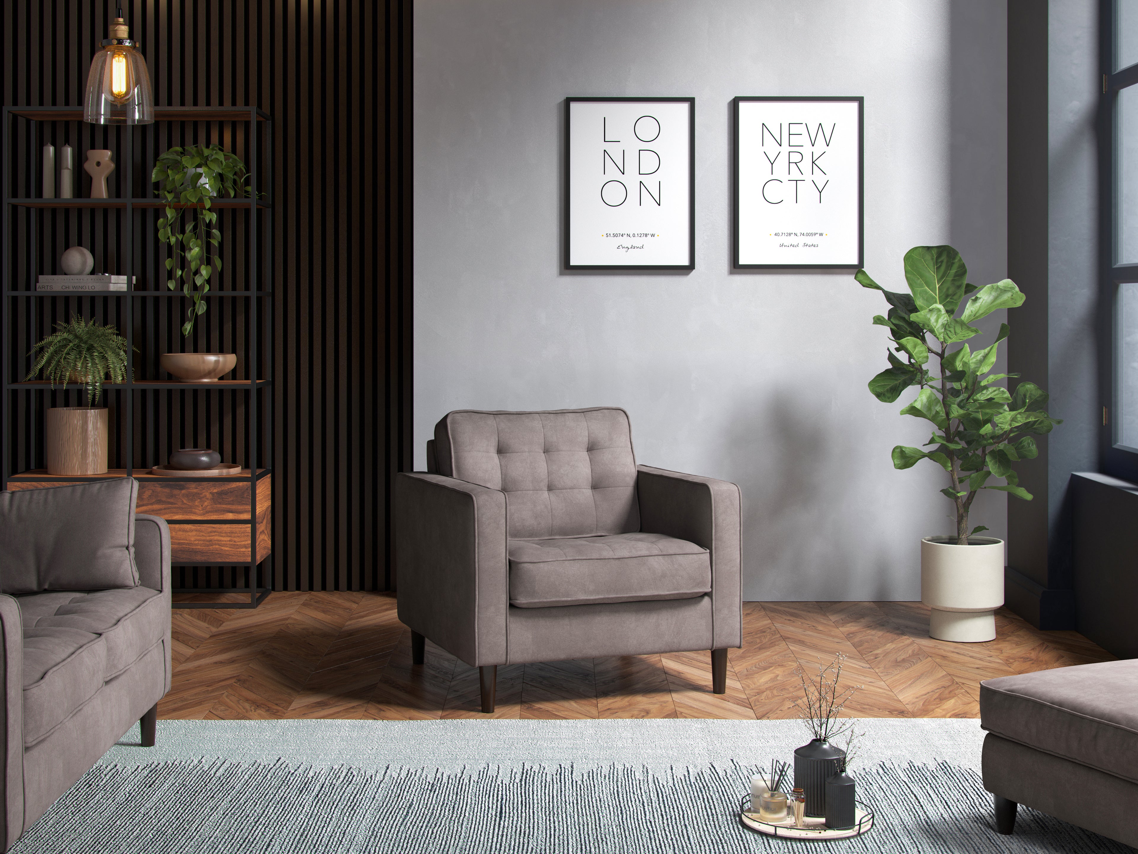 Model 29 - Armchair Enjoy Pewter