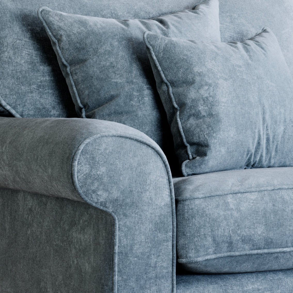 2 Corner 2 Sofa Sic - Glory 13 Steel The Great Sofa Company | Sinatra | Dorchester | Abingdon | Ashbury