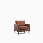 Model 46 - Armchair Faux Leather Tan