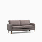 Model 46 - 3 Seater Sofa Faux Leather Grey