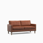 Model 46 - 3 Seater Sofa Faux Leather Tan