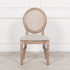 Wooden Louis Upholstered Dining Chair